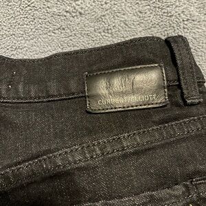 Current Elliot Black Distressed Bootcut jeans